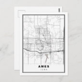 Ames-kaart Briefkaart (Voorkant / Achterkant)