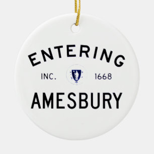 Amesbury invoeren keramisch ornament