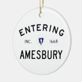Amesbury invoeren keramisch ornament (Links)