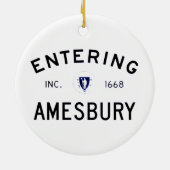Amesbury invoeren keramisch ornament (Achterkant)