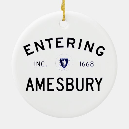 Amesbury invoeren keramisch ornament (Achterkant)