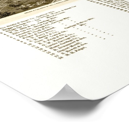 Amesbury, MA Panoramic Map - 1890 Poster (Hoek)