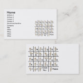 AmeslanAlphabet120710, Naam, Adres 1, Adres.. Visitekaartje (Voorkant / Achterkant)