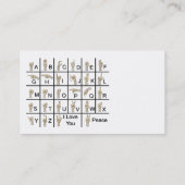 AmeslanAlphabet120710, Naam, Adres 1, Adres.. Visitekaartje (Achterkant)