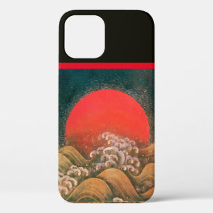 AMETERASU, SUN GODDESS Red Brown Black Case-Mate iPhone Case