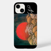 AMETERASU, SUN GODDESS rood zwart Case-Mate iPhone Case (Achterkant)