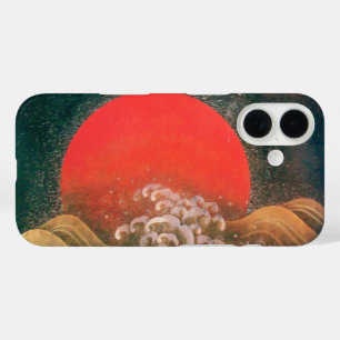 AMETERASU, SUN GODDESS rood zwart iPhone 16 Hoesje