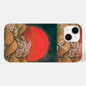 AMETERASU, SUN GODDESS rood zwart Case-Mate iPhone Case (Achterkant (horizontaal))