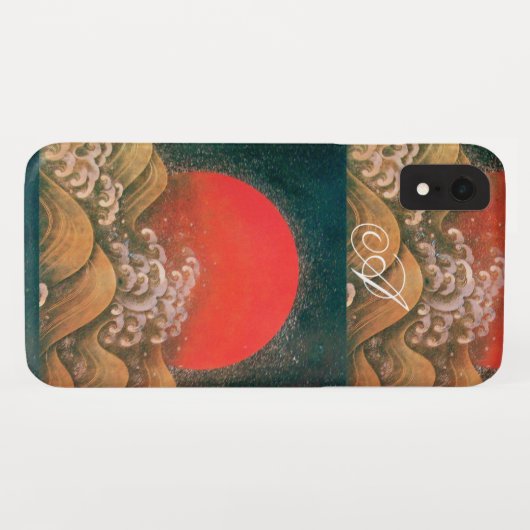 AMETERASU, SUN GODDESS rood zwart Case-Mate iPhone Case (Achterkant (horizontaal))