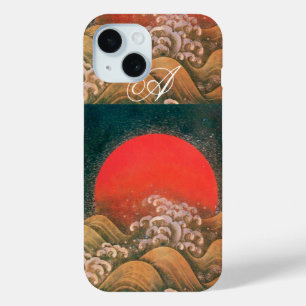 AMETERASU, SUN GODDESS rood zwart iPhone 15 Case