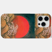 AMETERASU, SUN GODDESS rood zwart Case-Mate iPhone Case (Achterkant (horizontaal))
