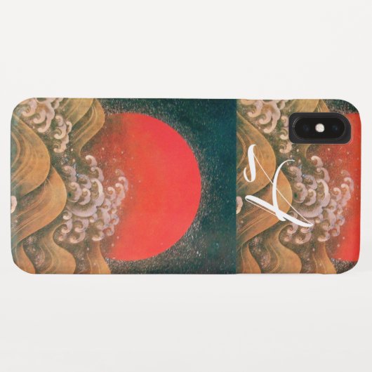AMETERASU, SUN GODDESS rood zwart Case-Mate iPhone Case (Achterkant (horizontaal))