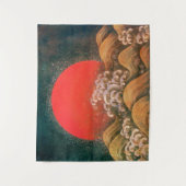 AMETERASU, SUN GODESS Red Brown Black Wandkleed (Voorkant)