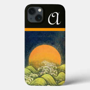 AMETERASU, SUN GODESS Yellow Green Black Case-Mate iPhone Case