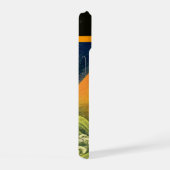 AMETERASU, ZONNEGODIN Geel Groen Zwart iPhone 15 Case (Rechterkant)
