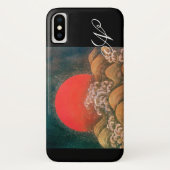 AMETERASU, ZONNEGODIN roodbruin zwart Case-Mate iPhone Case (Achterkant)