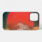 AMETERASU , ZONNEGODIN roodbruin zwart iPhone Hoesje (Achterkant horizontaal)