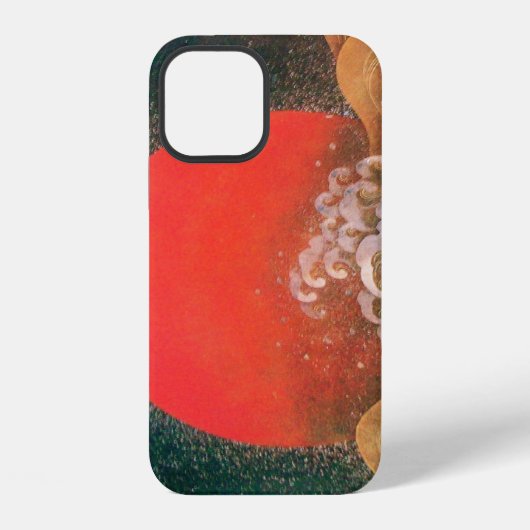 AMETERASU , ZONNEGODIN roodbruin zwart iPhone Hoesje (Achterkant)