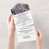 amethist 6de trouwjubileum uitnodiging (Afscheurbaar)