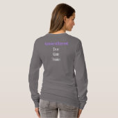 Amethist Birthstone - Februari T-shirt (Achterkant volledig)