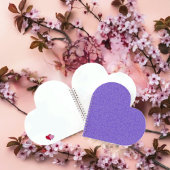 Amethist Bloesem Hart Notitieboek