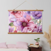 Amethist Bloom Rhapsody Botanical Hangend Wandkleed (Slaapkamer)
