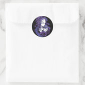 "Amethist" Crystal Ball Angel Art Stickers (Tas)