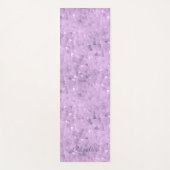 Amethist Crystal Look Lila Paarse yogamat (Voorkant)