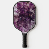 Amethist Crystal Reinigingsenergie Pickleball Paddle (Voorkant)