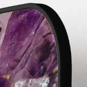 Amethist Crystal Reinigingsenergie Pickleball Paddle (Links Detail)