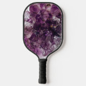 Amethist Crystal Reinigingsenergie Pickleball Paddle (Achterkant)