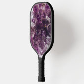 Amethist Crystal Reinigingsenergie Pickleball Paddle (Links)