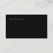 Amethist Crystal Reinigingsenergie Visitekaartje (Achterkant)