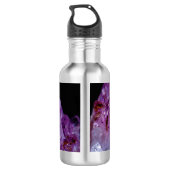 Amethist Crystal Roestvrij staal Waterfles (Achterkant)