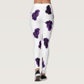 Amethist Crystal Stone Aangepaste Leggings (Achterkant)