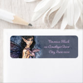 Amethist Dragon Fairy Fantasy Art Labels (Insitu)