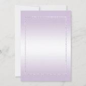 Amethist Edelsteen & Glitters 33e huwelijksverjaar Kaart (Achterkant)