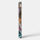 Amethist & Emerald Crystal Geodes – Elegant Marmer Case-Mate iPhone Case (Achterkant / Links)