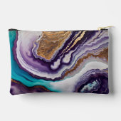 Amethist en Turquoise Abstract Etui (Achterkant)