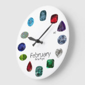 Amethist, februari geboortesteen grote klok (Hoek)