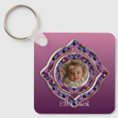 Amethist Foto Sleutelhanger (Voorkant)