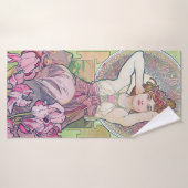 Amethist (Four Jewels), Alphonse Mucha Badhanddoek (Badhanddoek)