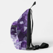 Amethist Geneeskrachtige Kristalcluster Sling Bag (Rechts)