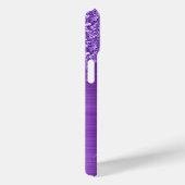 Amethist Glitter Drips Glam Girly Signature Case-Mate iPhone Case (Achterkant / Rechts)