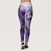 Amethist Helende Kristal Cluster Leggings (Achterkant)