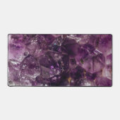 Amethist kristal energie patroon bureaumat (Voorkant)