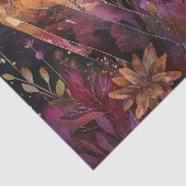 Amethist Kristal Galaxy Hemels Patroon Tissuepapier (Detail)