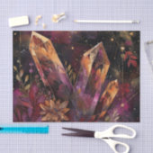 Amethist Kristal Galaxy Hemels Patroon Tissuepapier (Craft)