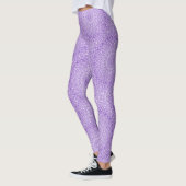 Amethist Mandala Patroon Ontwerp Leggings (Links)