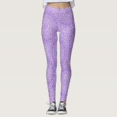 Amethist Mandala Patroon Ontwerp Leggings (Voorkant)